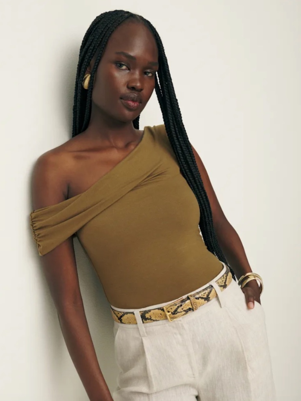 Reformation Eve Knit Top